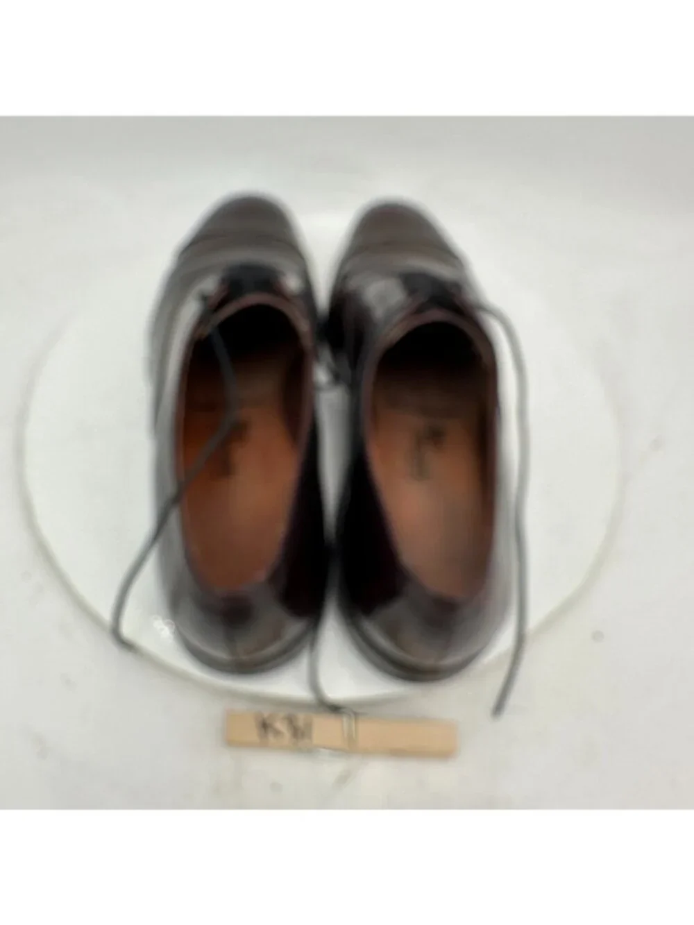 Allen Edmonds Park Avenue Men Size 10B Brown Leather Cap Toe Oxford Dress Shoes